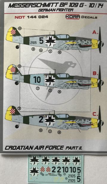 Messershmitt Bf-109G-10 Croatian service II